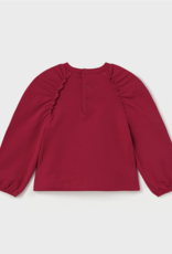 Mayoral Red Hearted Pullover