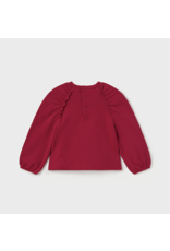 Mayoral Red Hearted Pullover