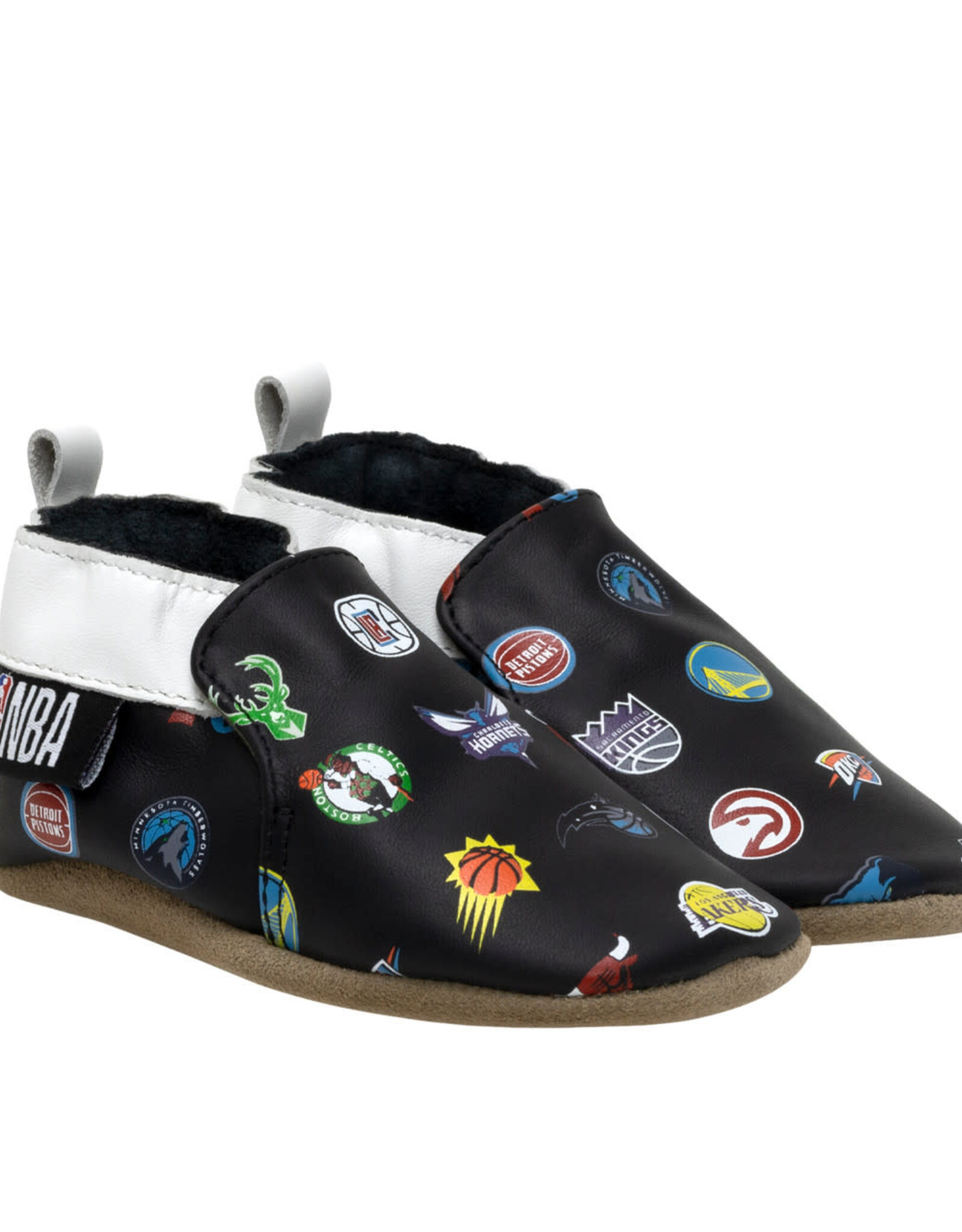 Robeez NBA All Teams Soft Soles in Black