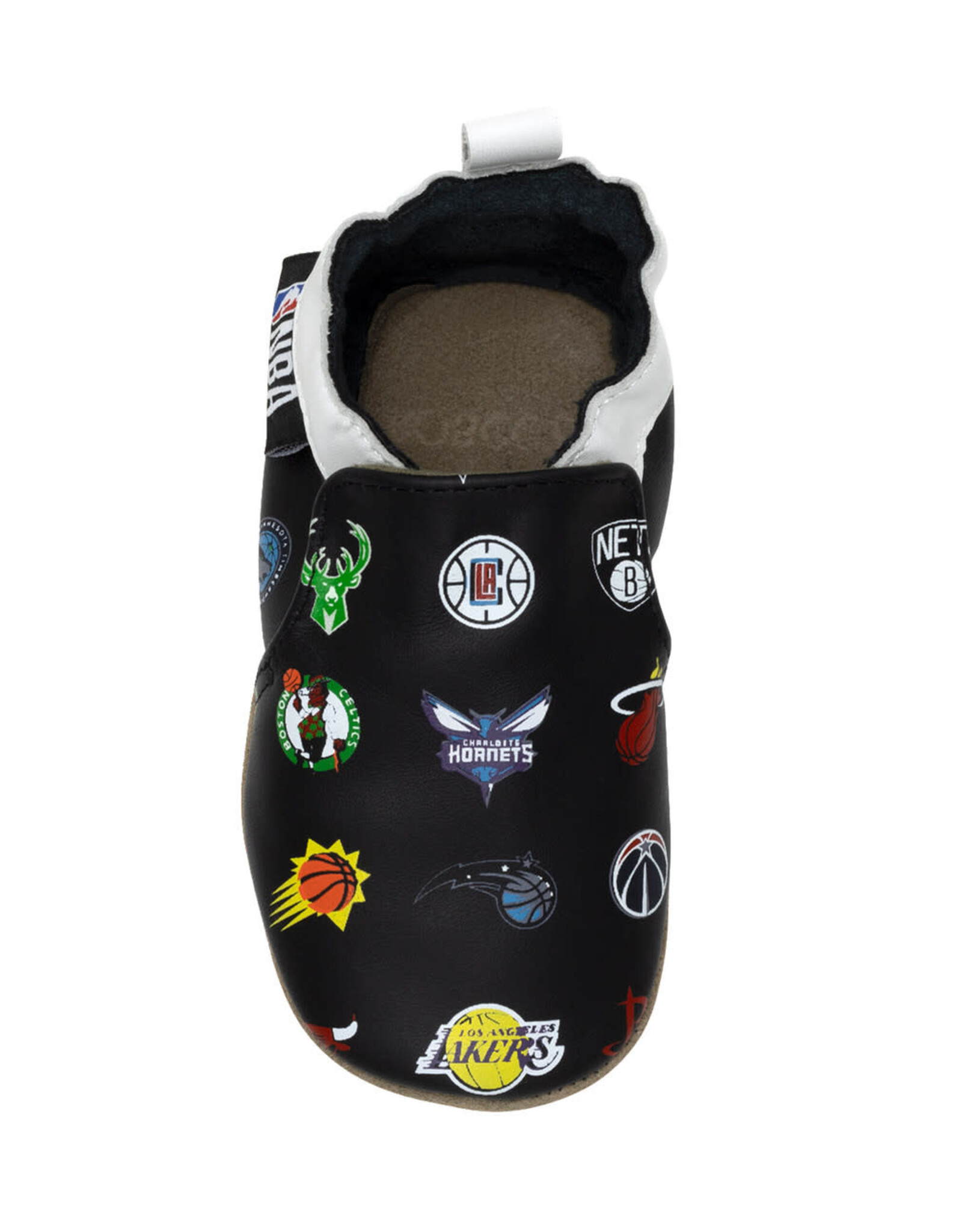 Robeez NBA All Teams Soft Soles in Black