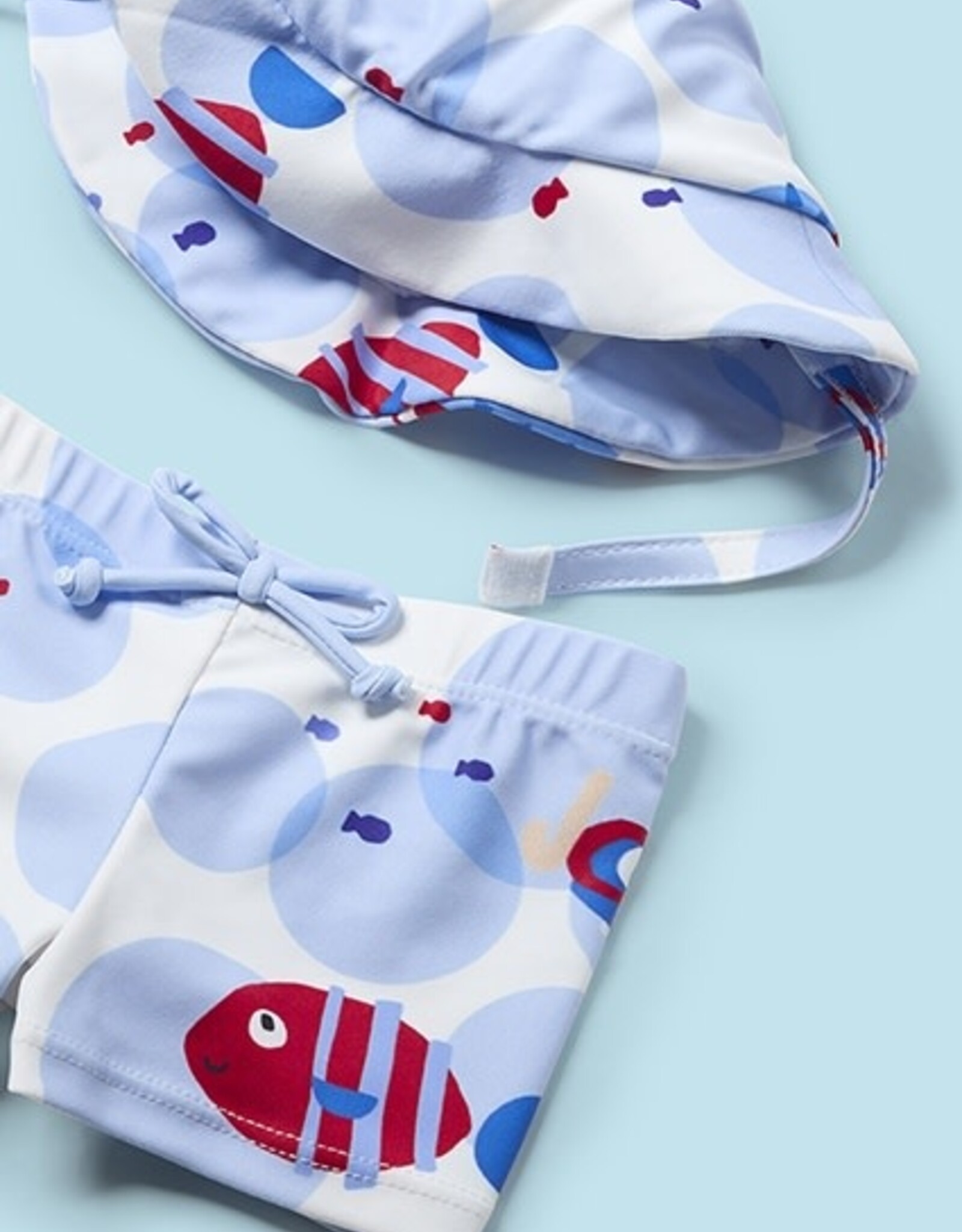 Mayoral Atlantis Bathsuit set with hat