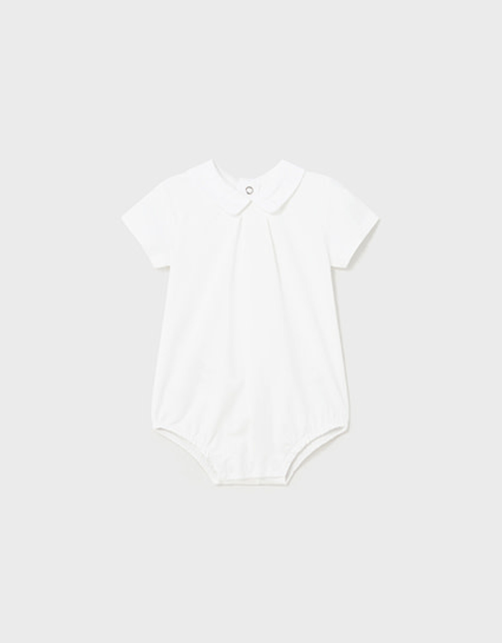 Mayoral White Formal Baby Bodysuit
