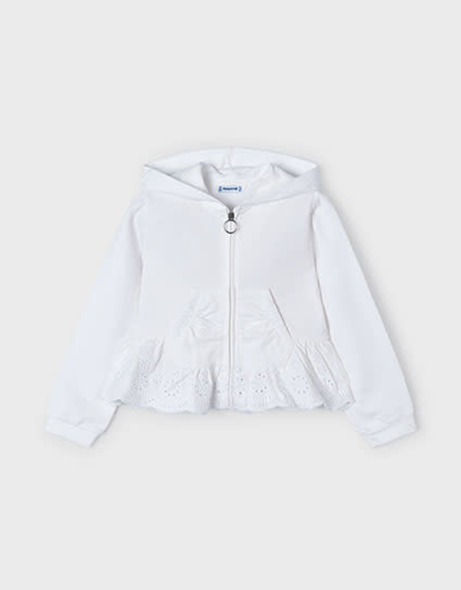 Mayoral White Accented Hoodie