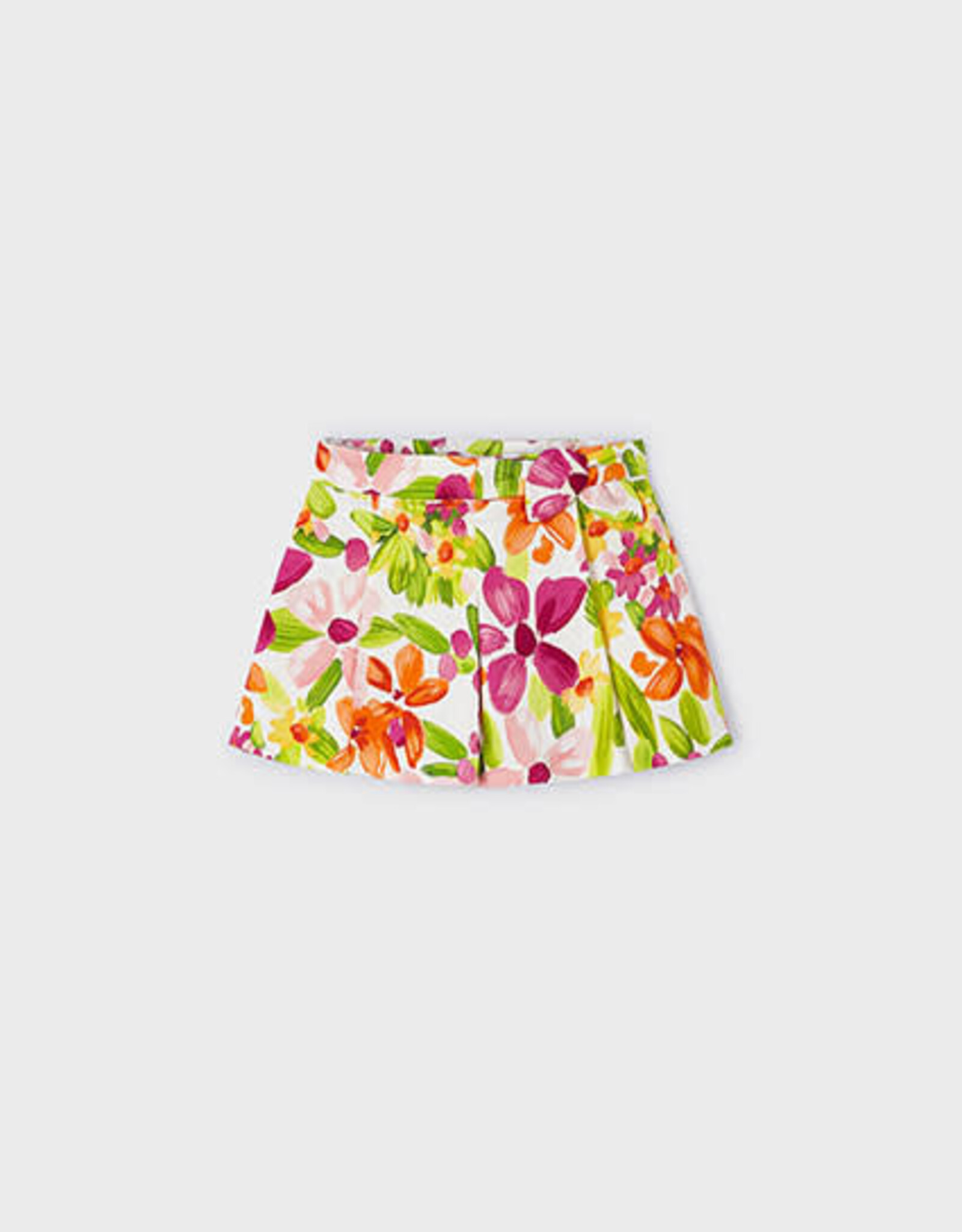 Mayoral Patterned Satin Skort