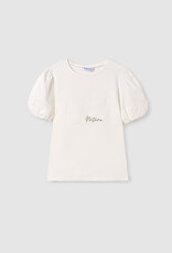 Mayoral Tween Natural Short Sleeve Shirt