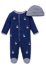 Little Me Sailboat Footie Pajama