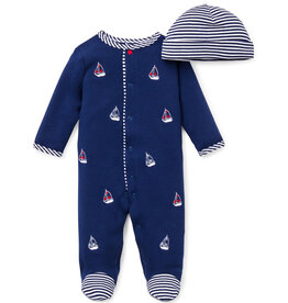 Little Me Sailboat Footie Pajama