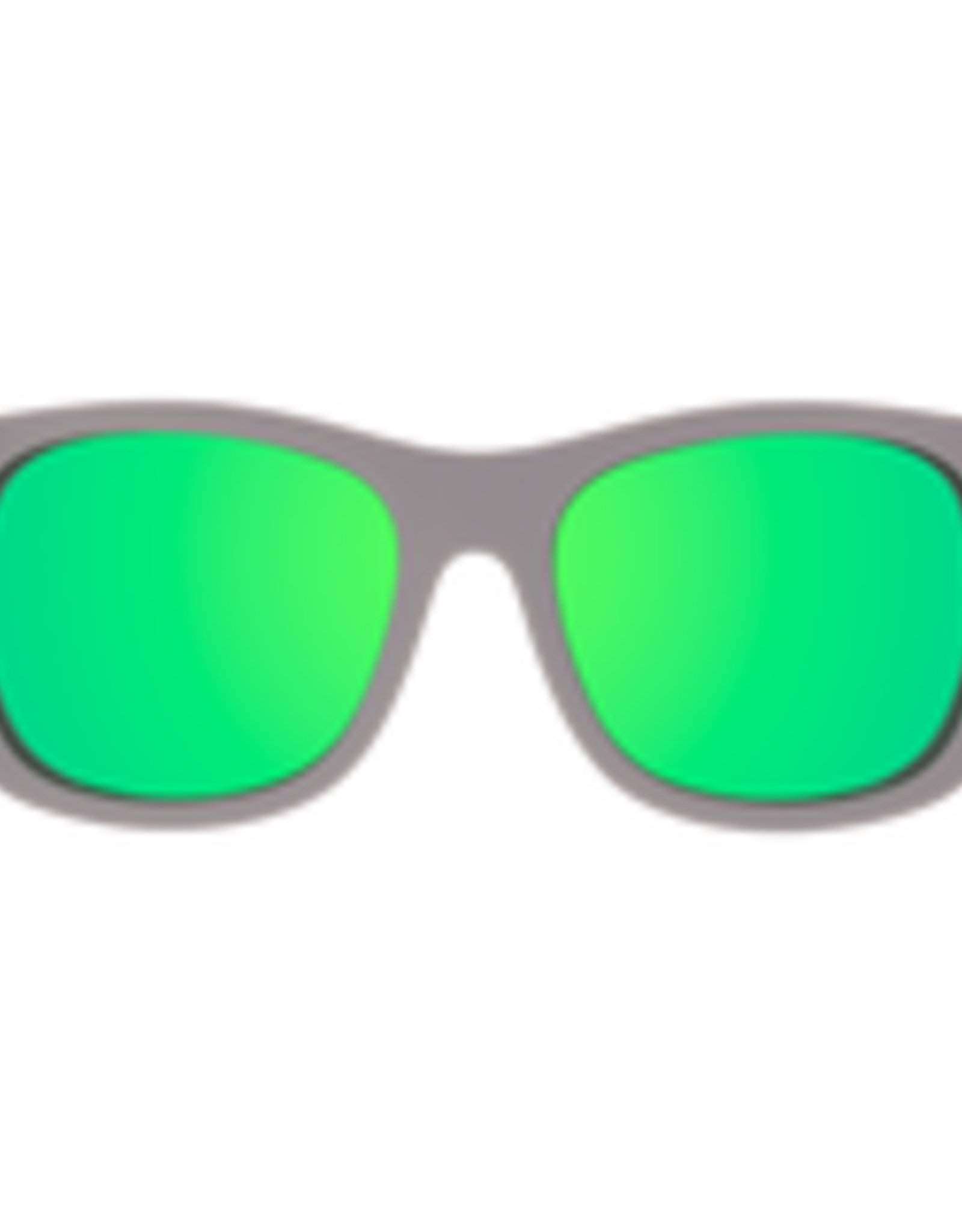Babiators Polarized Navigators: Graphite Grey with Green Mirrored Lenses