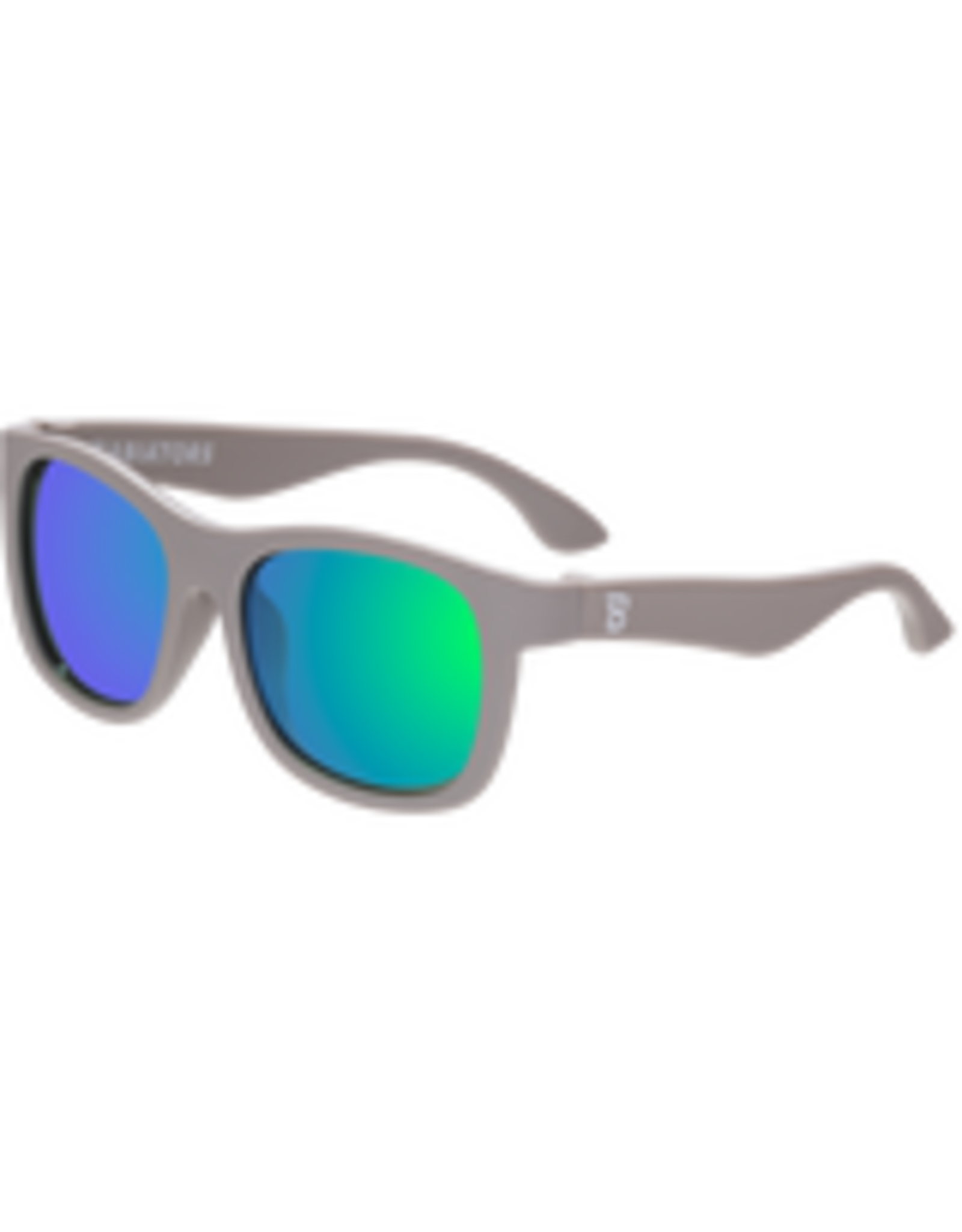 Babiators Polarized Navigators: Graphite Grey with Green Mirrored Lenses