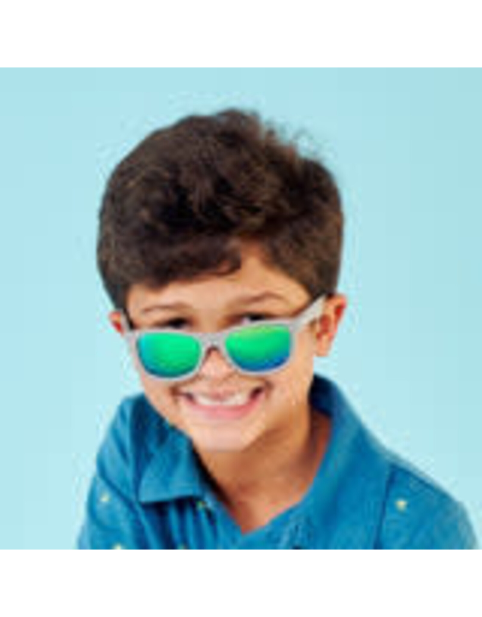 Babiators Polarized Navigators: Graphite Grey with Green Mirrored Lenses