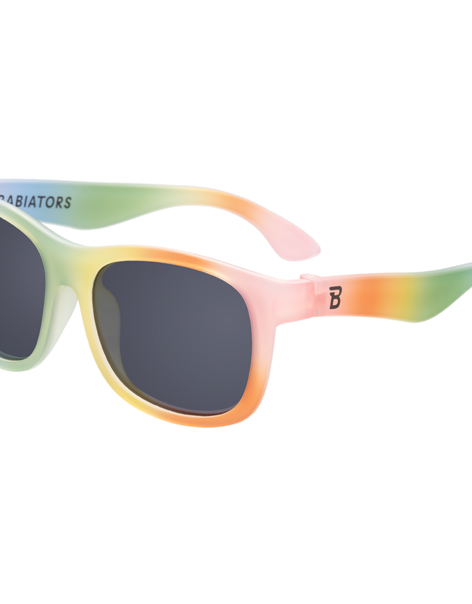 Babiators Original Navigator: Rad Rainbow with Smoke Lenses