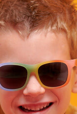 Babiators Original Navigator: Rad Rainbow with Smoke Lenses