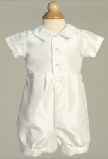 Lito Albert Romper with Embroidered Cross