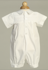 Lito Bernard Cotton Romper with Smocking