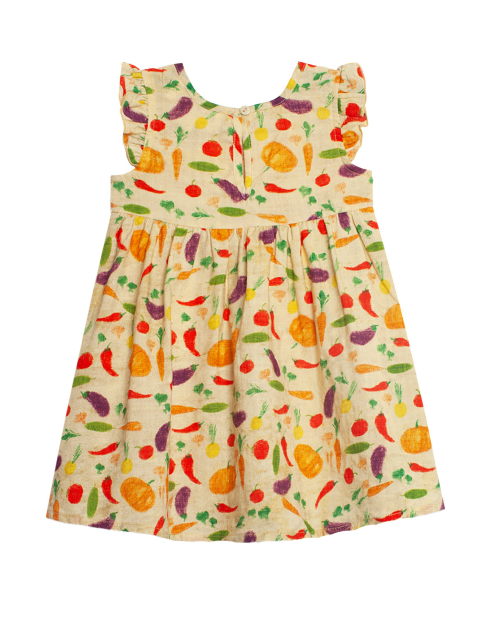 Mabel & Honey Garden Party Ruffle Sleeve Dress