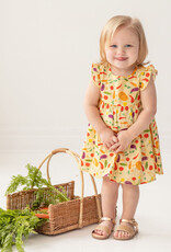 Mabel & Honey Garden Party Ruffle Sleeve Dress