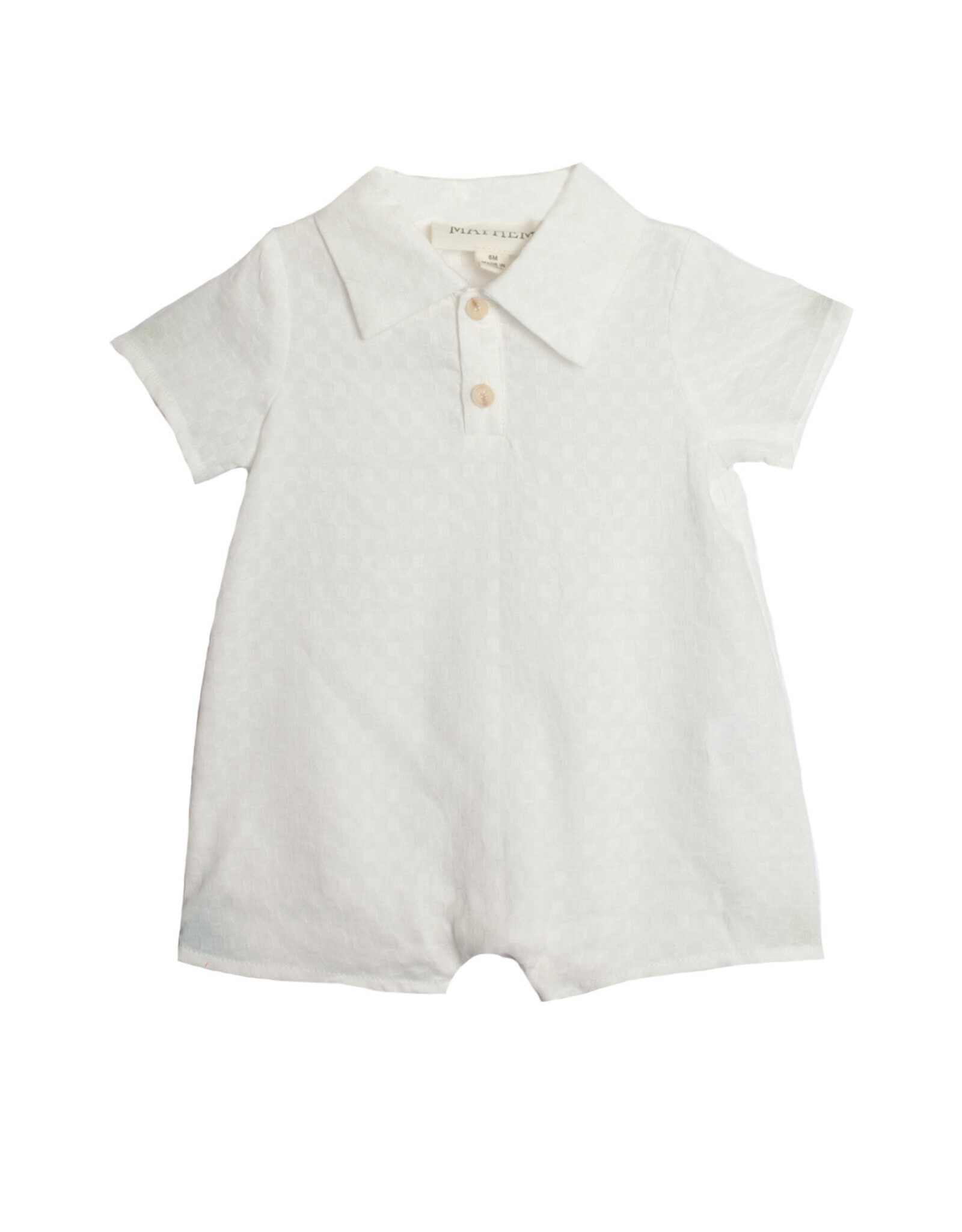 Beckett Bear Gingham Dreams Romper
