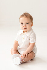 Beckett Bear Gingham Dreams Romper