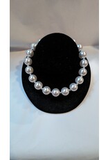 The Twinkled Twig Pearl Bubble Necklace w/ Silver Accents