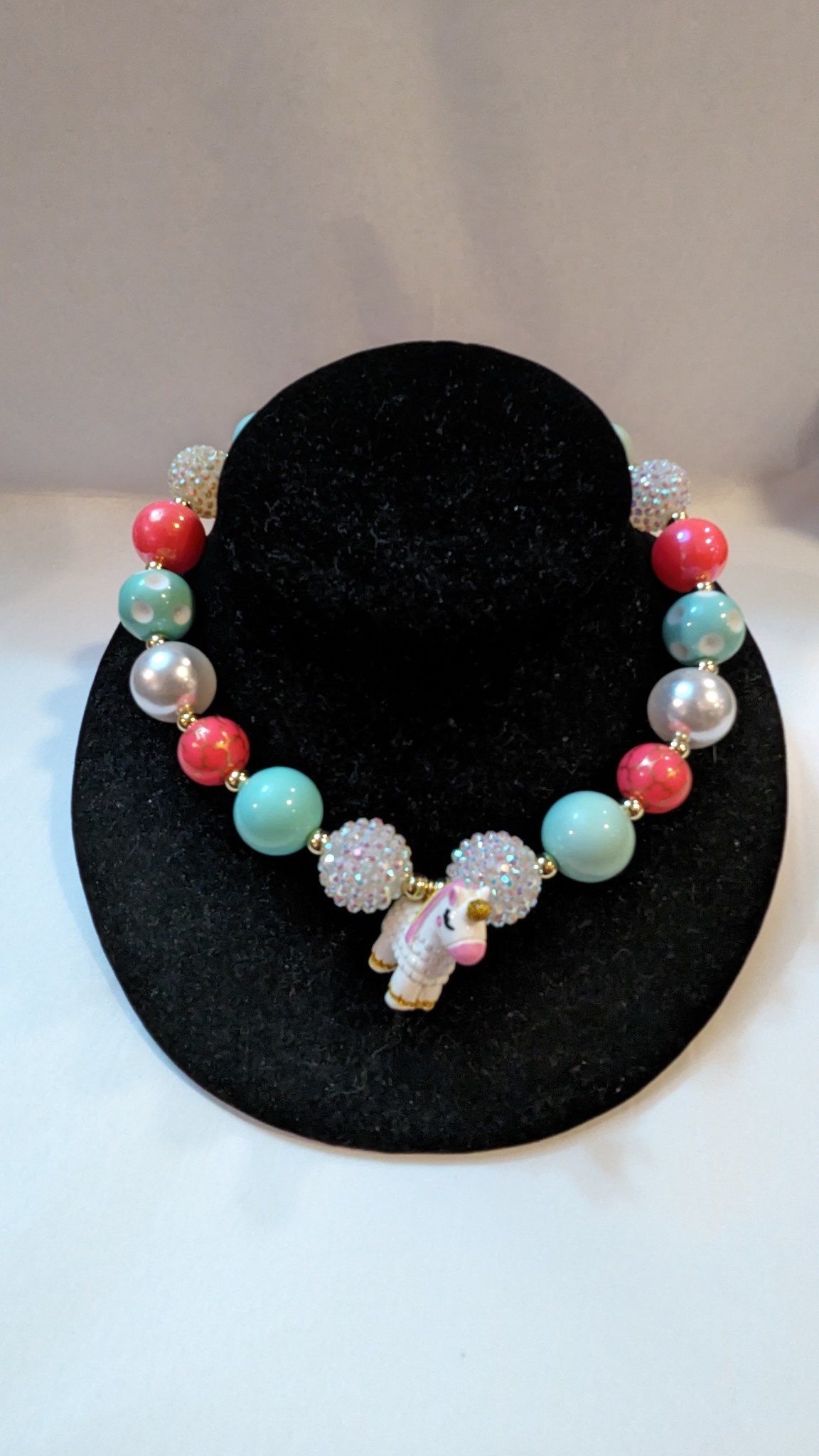 Pink Poppy Bubble Gum Necklace & Bracelet Set - Titley's Department Store