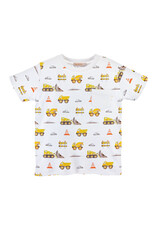 Baby Club Chic Construction Trucks Toddler Tee