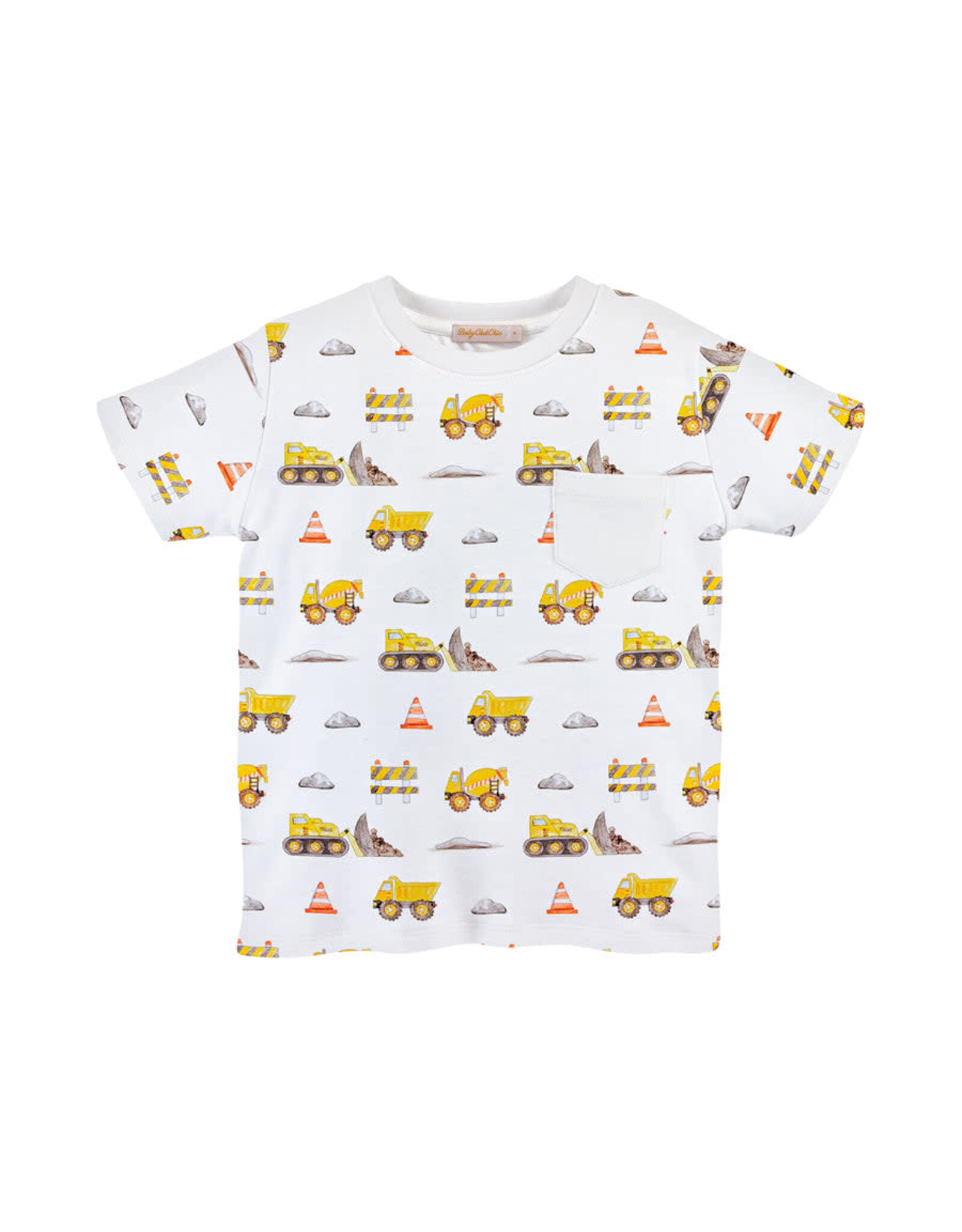 Baby Club Chic Construction Trucks Toddler Tee