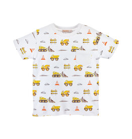 Baby Club Chic Construction Trucks Toddler Tee