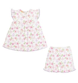 Baby Club Chic Flamingos Blouse and Short Set
