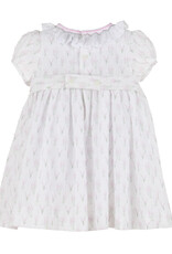 Casero Lilac Floral Spike Dress