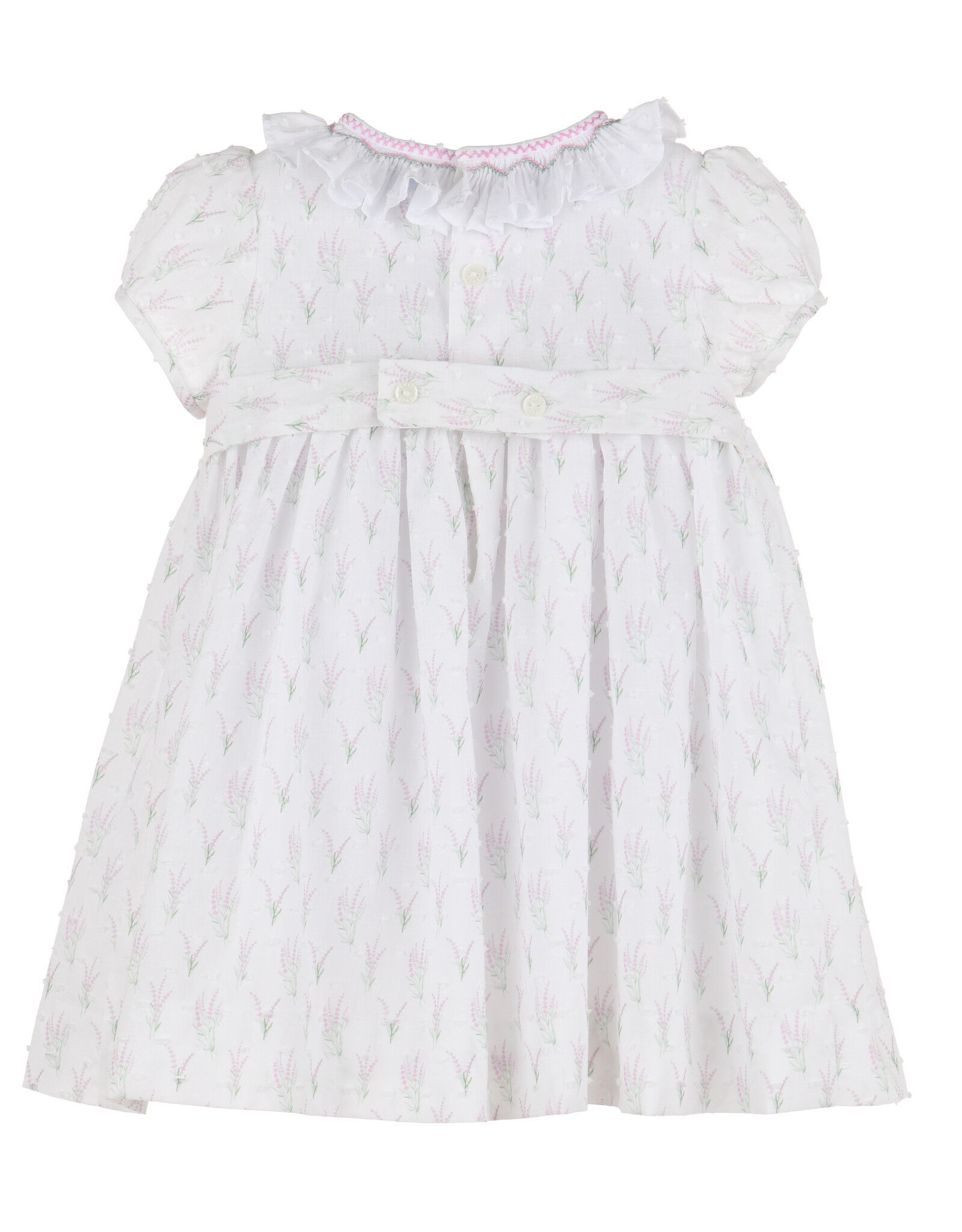 Casero Lilac Floral Spike Dress