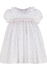 Casero Lilac Floral Spike Dress