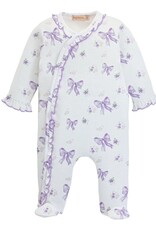 Baby Club Chic Lavender Bows Footie with Ruffle