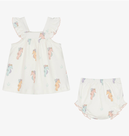 Kissy Kissy Seahorse Party Dress Set
