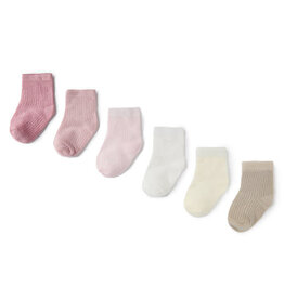 Mayoral Roses Baby Set of 6 Socks
