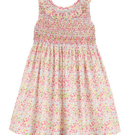 Casero Floral Garden Party Ruffle Dress