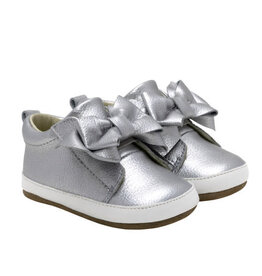 Robeez Aria Silver First Kicks Shoes