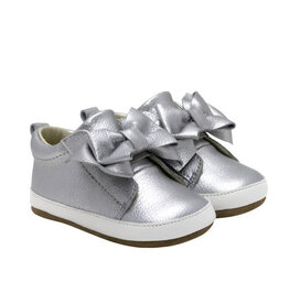 Robeez Aria Silver First Kicks Shoes