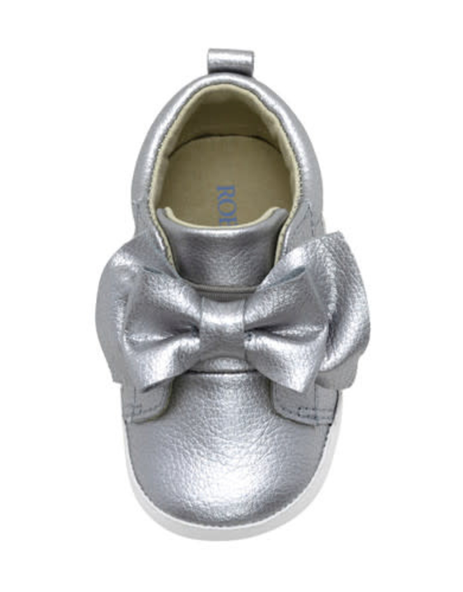 Robeez Aria Silver First Kicks Shoes