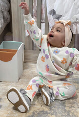 Robeez Aria Silver First Kicks Shoes