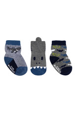 Robeez Grey Sharks Socks 3 Pack