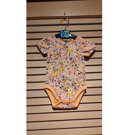 Noruk Floral Stand Coral Baby Onesie