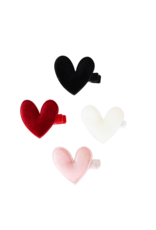Bows Arts Velvet Heart Clip