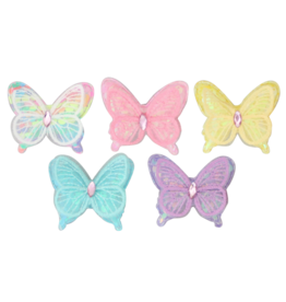 Bows Arts Sequin Pastel Butterfly Clips
