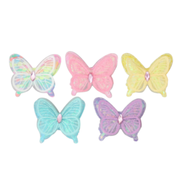 Bows Arts Sequin Pastel Butterfly Clips