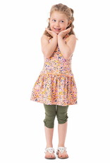 Noruk Flower Market Olive 3/4 Leggings