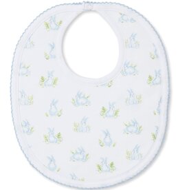 Kissy Kissy Blue Cottontail Hollow Bib