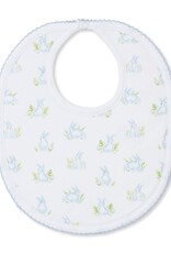 Kissy Kissy Blue Cottontail Hollow Bib