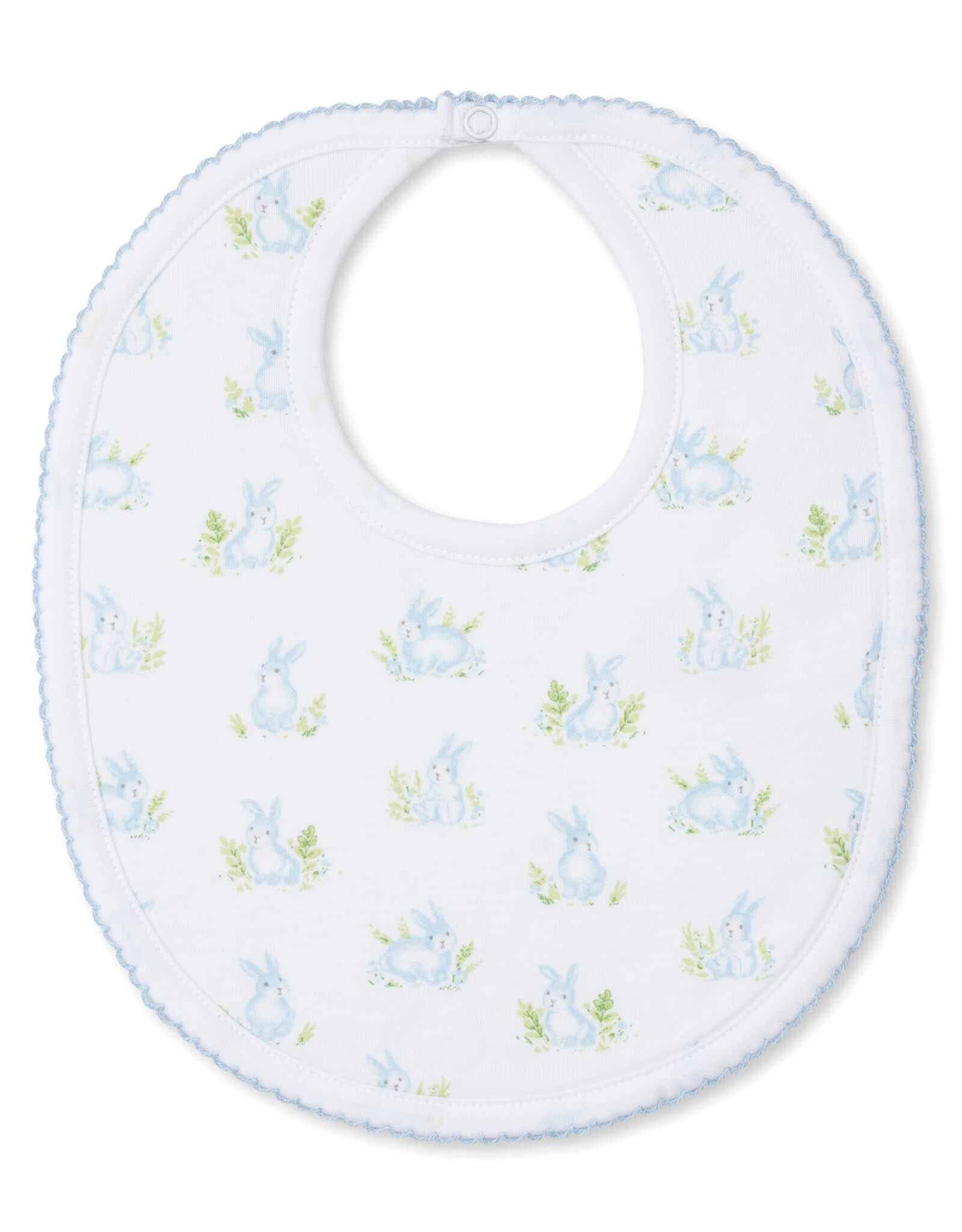 Kissy Kissy Blue Cottontail Hollow Bib