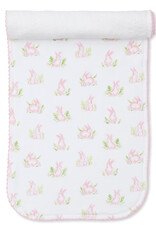 Kissy Kissy Pink Cottontail Hollow Burp Cloth