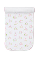 Kissy Kissy Pink Cottontail Hollow Burp Cloth